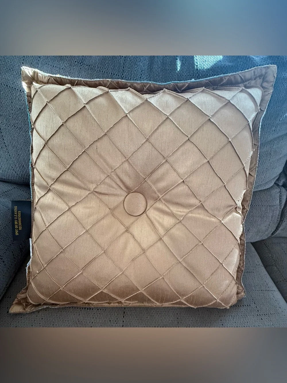 Michael Amini velvet throw pillow